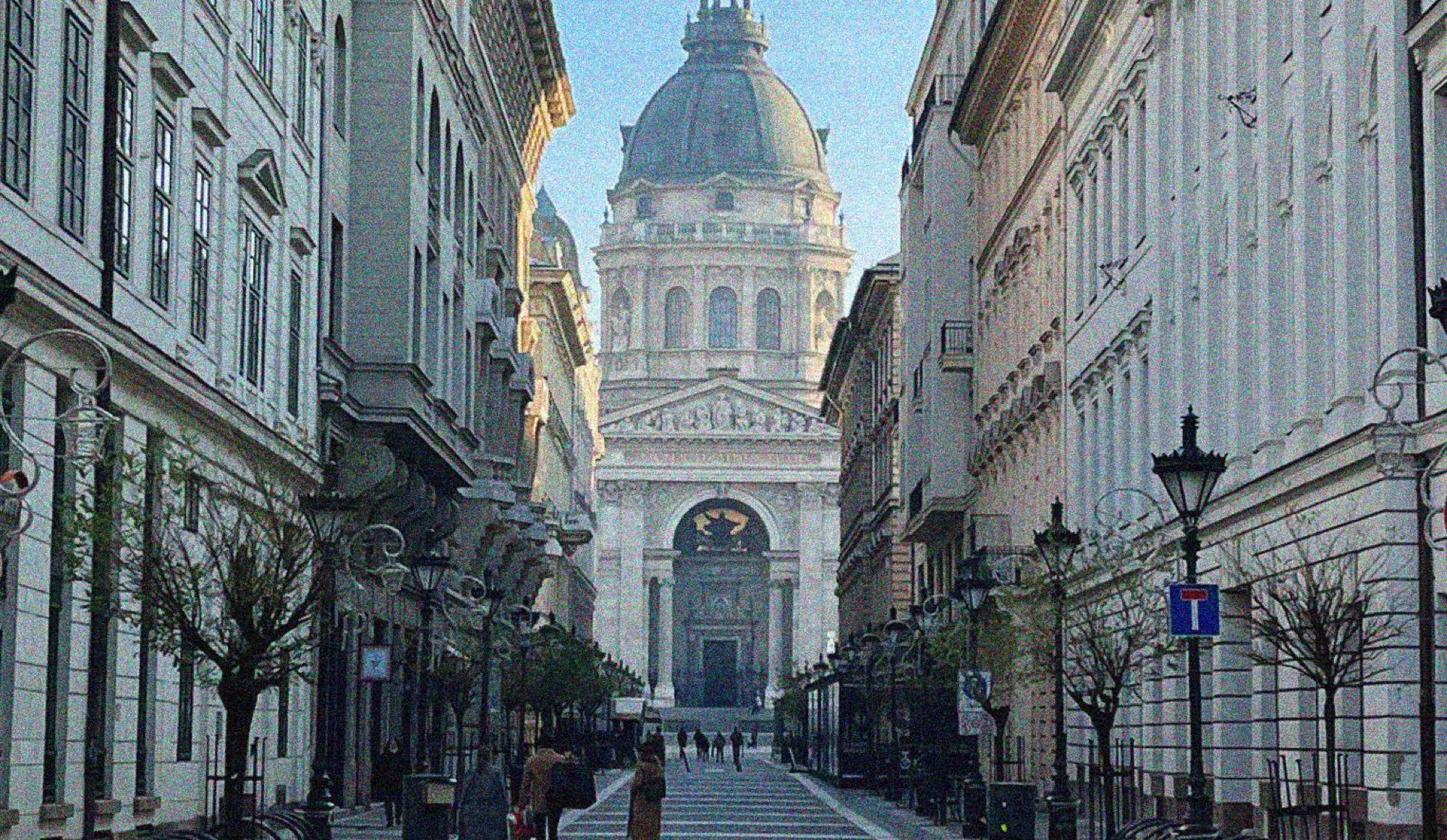 St. Stephen's Basilica, one of the most dramatic pieces of architecture in the city centre.