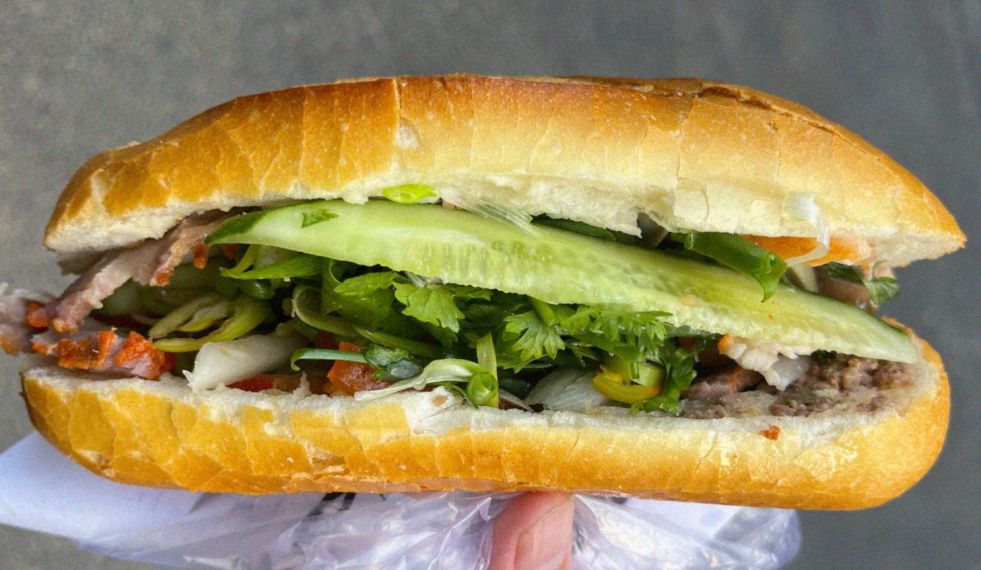 A Banh Mi is a perfect snack at any time throughout the day and can be found widely across the city from street vendors.