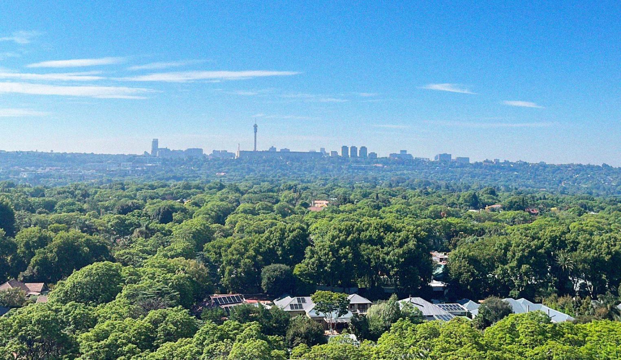 A view from the 11th floor of Workshop 17 looking over the northern suburbs.
