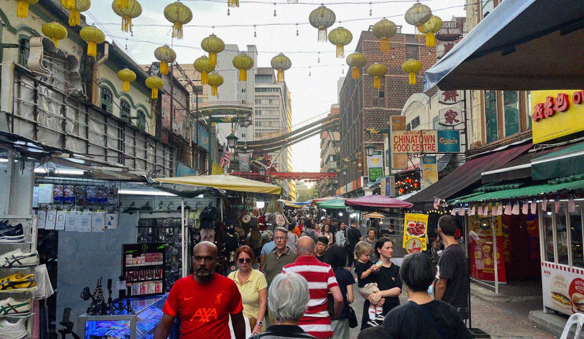 China Town is one of the more continuously populated areas and a great place to pick up a bite to eat, or a counterfeit watch if desired.