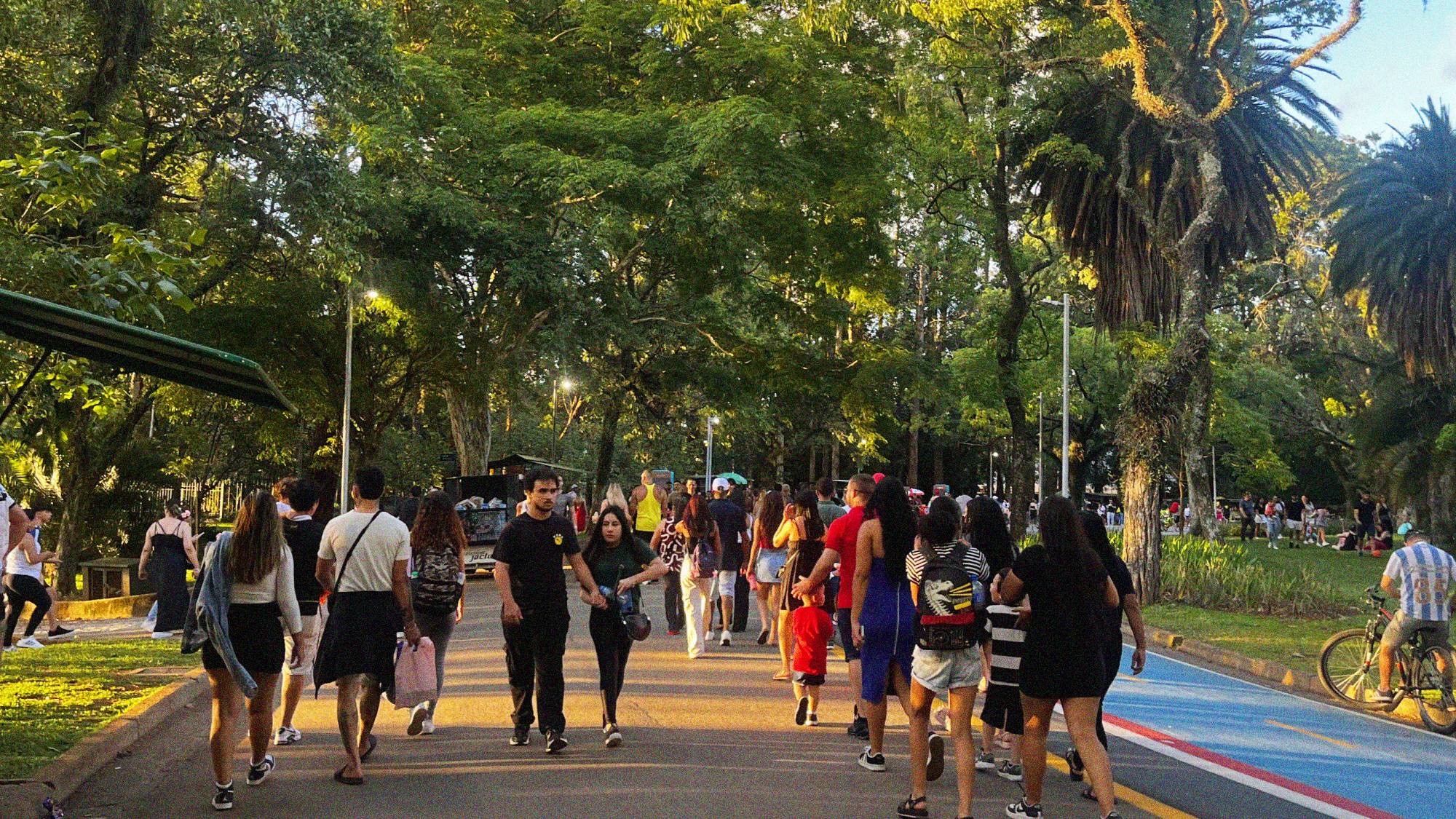 Parque Ibirapuera is a popular location for an evening walk, particularly on weekends, featuring picturesque lakes, a skatepark and several museums. The park is perfectly safe and well-maintained.