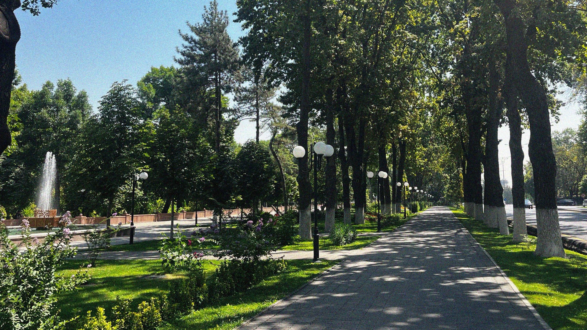 Over the weekends the geographic core of the city centre towards Amir Timur Square turns into a ghost town, in part due to the high daytime temperatures but mainly due to no real commercial activities to be found. During the week this area tends to carry a higher footfall as the home of several governmental and educational institutions.