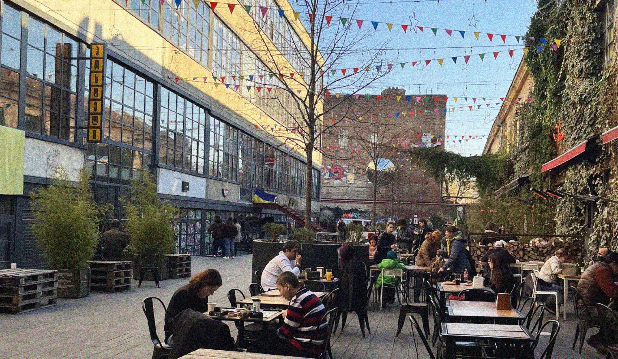 Fabrika has a great range of places to eat and drink in a former industrial setting.