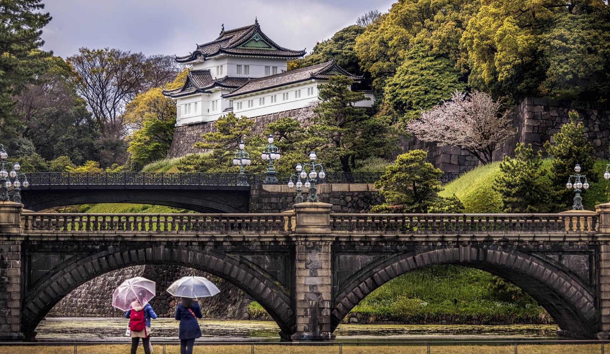 Explore the grounds of the Imperial Palace