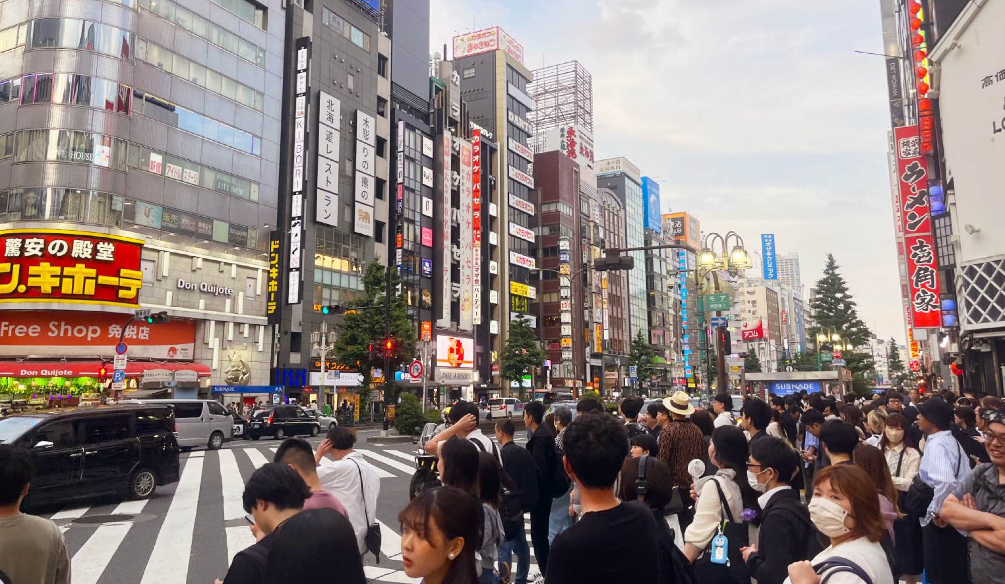 Shinjuku felt equally as busy as Shibuya, a hive of noise and activity in every direction during both the day and night.